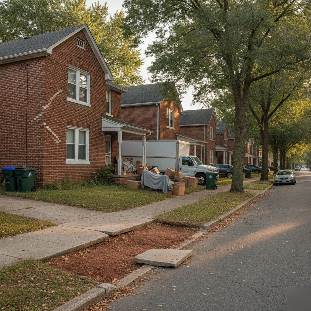 Chesterfield neighborhood where expansive clay soil drives foundation cracking