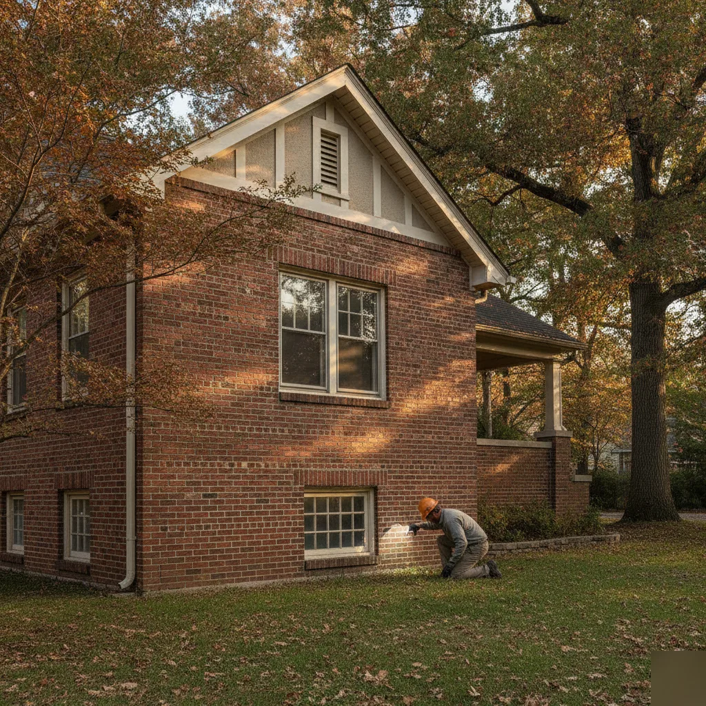 Basement structural inspection in Clayton, MO