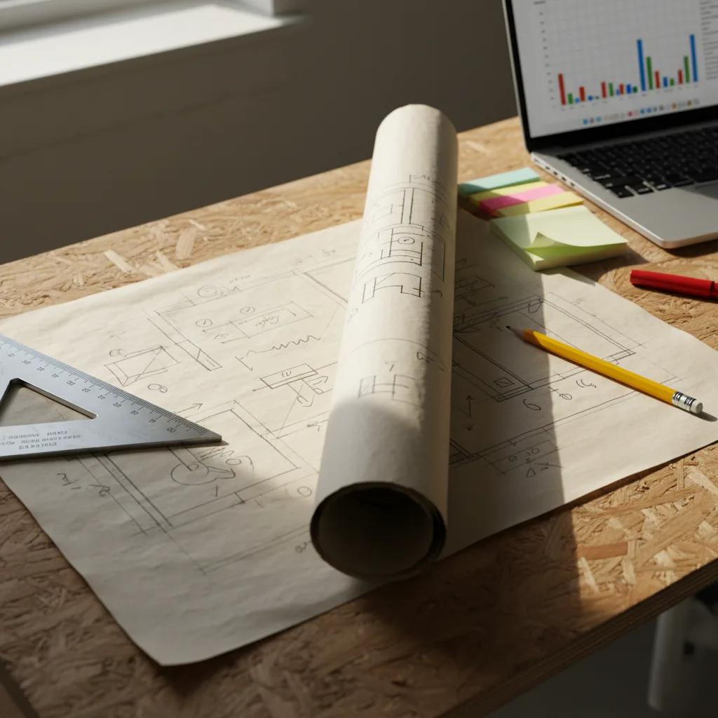 Stamped structural drawings with beam and header calculations for a Clayton project