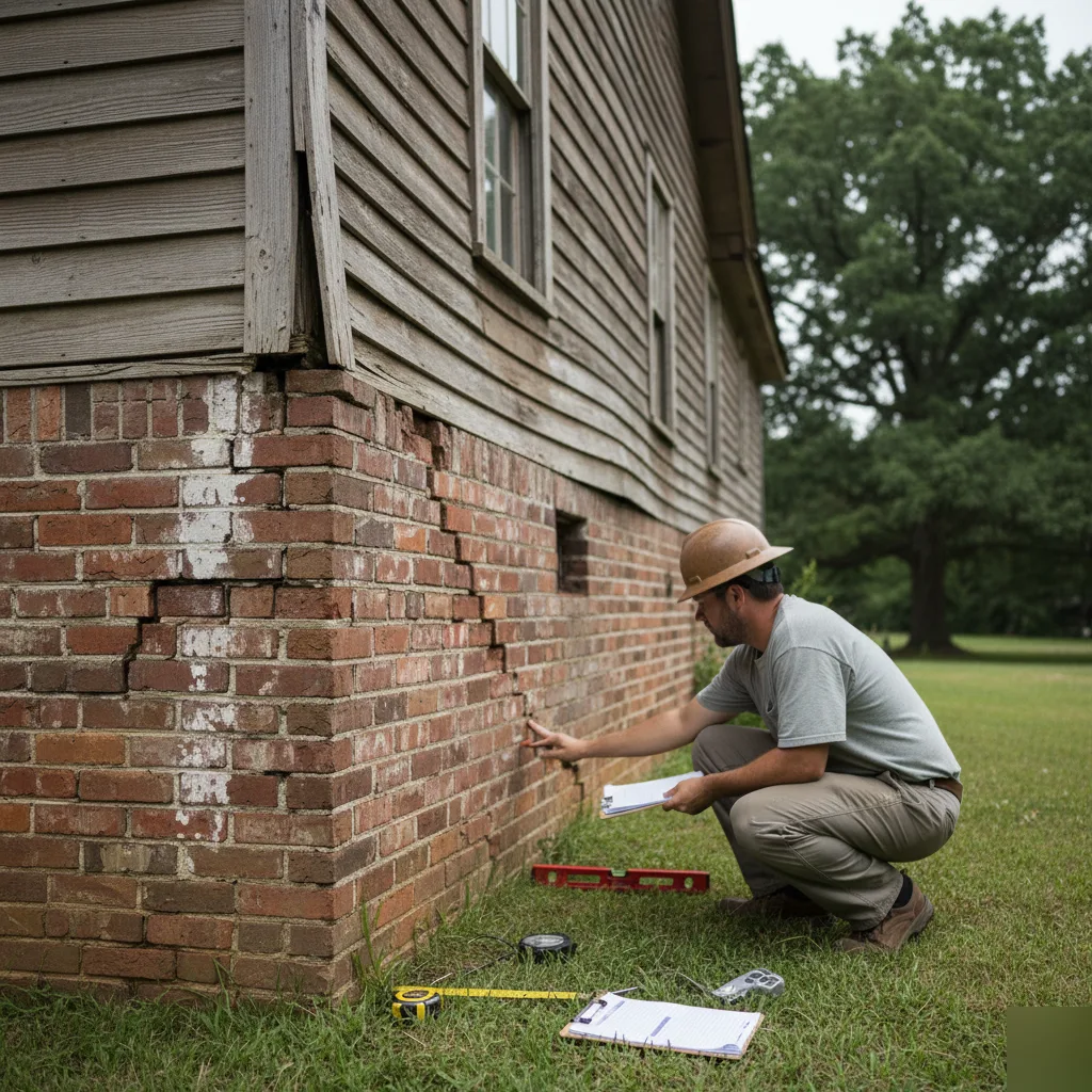 Structural damage inspection in Clayton, MO