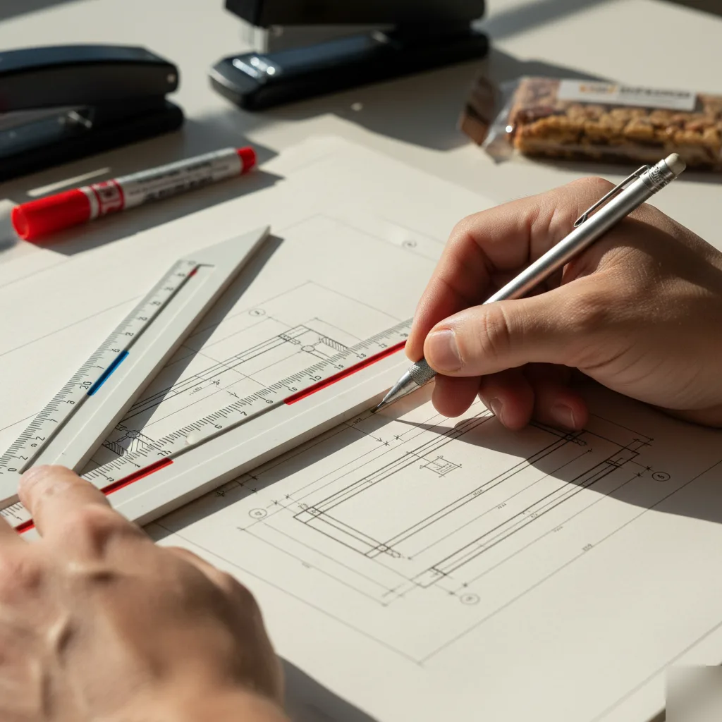 Annotated beam detail on a Clayton structural permit drawing