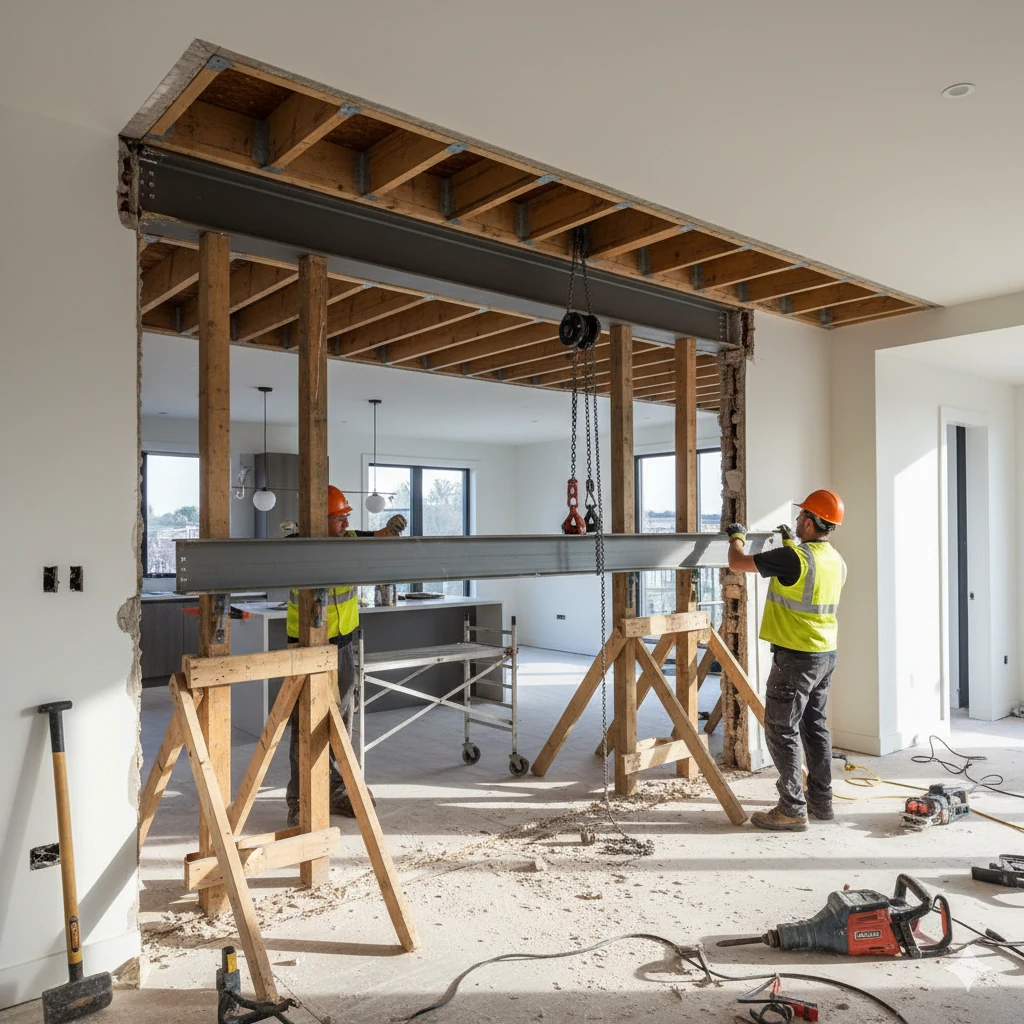 Load bearing wall removal in Chesterfield, MO