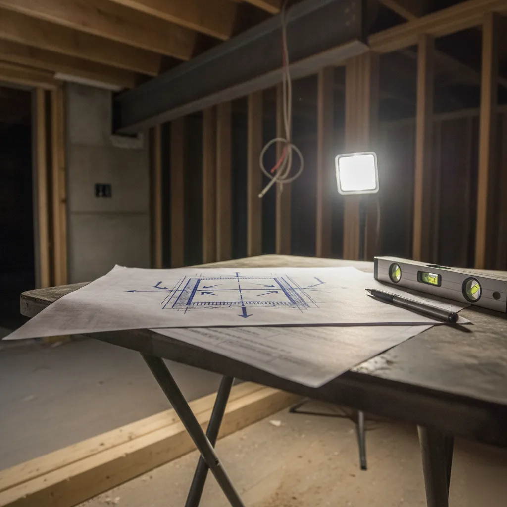 Structural engineer stamped drawings required for load bearing wall permit in Chesterfield